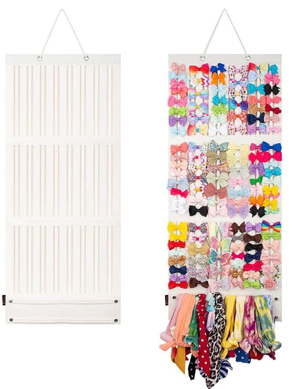 Baby Girl Hair Bows Holder, Hair Clips Storage Hanger For Ribbons